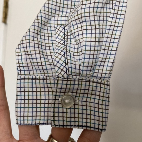 EGG Baby Plaid Button Down Shirt Size 18-24M - Picture 3 of 4